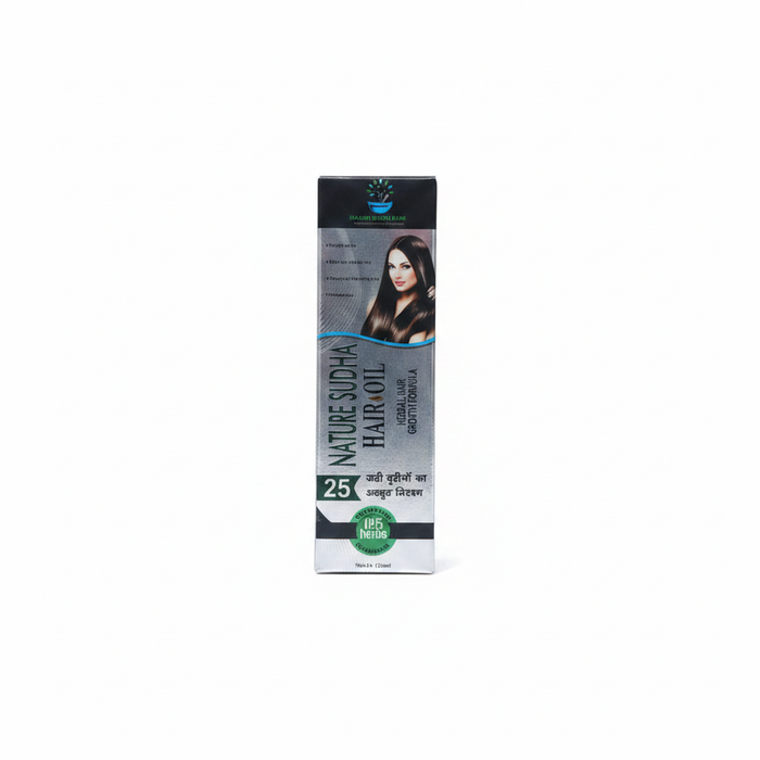Nature Sudha Hair Oil – Herbal Hair Growth Formula (25 Herbs)