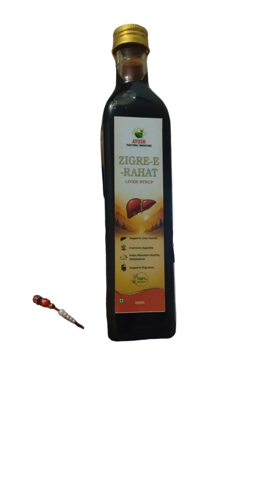 Zigre-e-Rahat Liver Syrup front label
