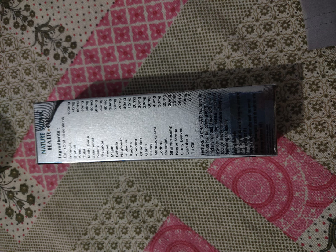 Nature Sudha Hair Oil ingredients list