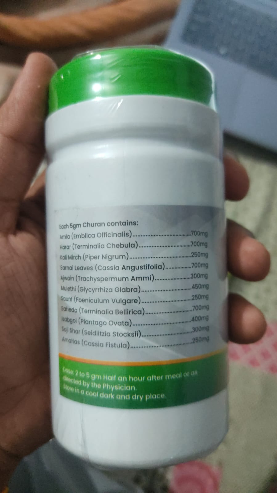 Nature Fresh Churan ingredients list